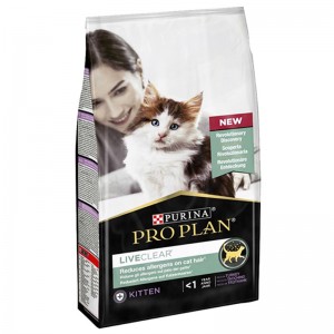 Pro Plan Liveclear Yavru Kedi Maması Hindili 1.4 Kg